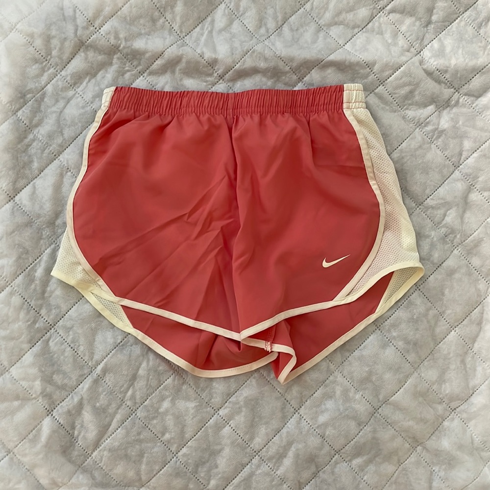 Nike dry fit girls, medium drawstring waist shorts